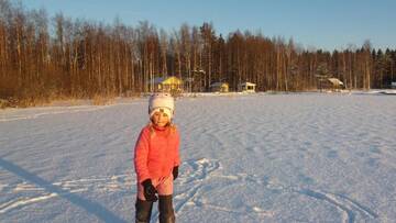 Фото номера Коттедж с 2 спальнями и сауной Дома для отпуска Koskelon Lomamökit г. Rääkkylä 7